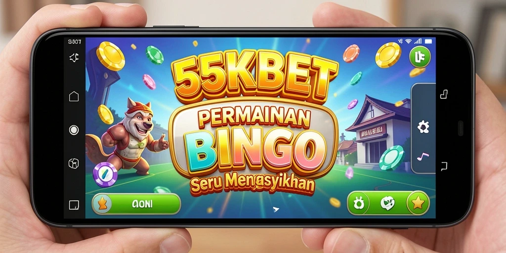 Tampilan gameplay Bingo yang seru dan menarik di 55KBET.