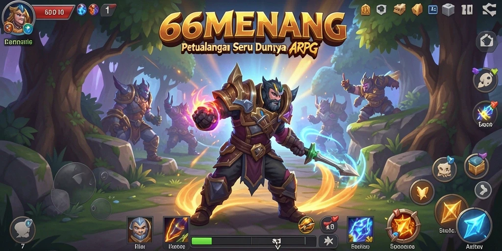 Tangkapan layar gameplay 66MENANG yang menampilkan pertarungan seru.