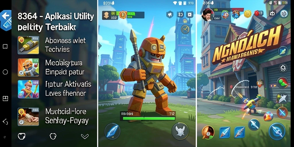 Tampilan antarmuka aplikasi Utility 8364 yang modern dan fungsional.