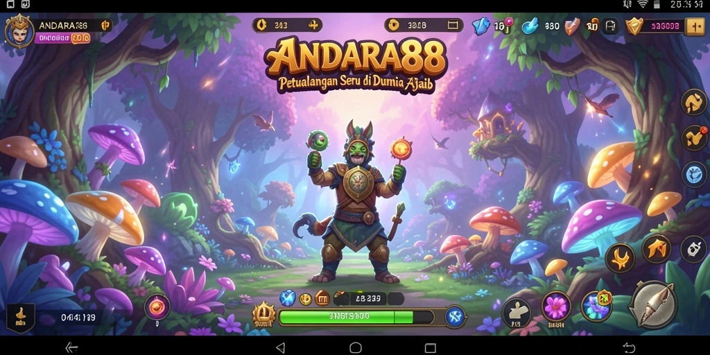 Tangkapan layar game ANDARA88 menampilkan momen epik dalam petualangan.