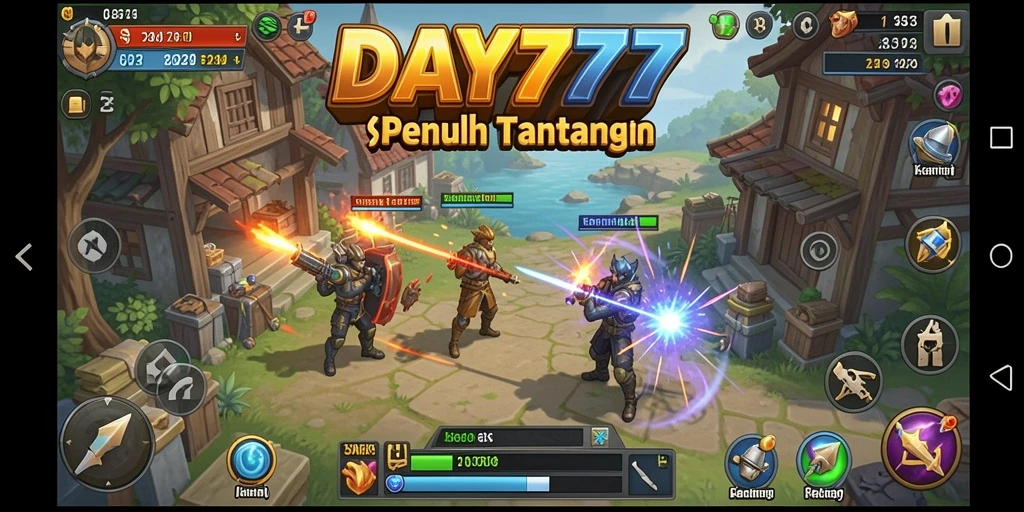 Tampilan gameplay menarik dalam permainan strategi DAY777.