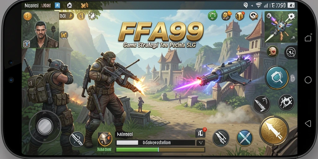 Tampilan gameplay FA99 yang menakjubkan dengan aksi strategi yang mendebarkan.