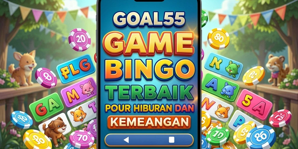 Tangkapan layar utama GOAL55 menampilkan gameplay Bingo yang seru dan interaktif.