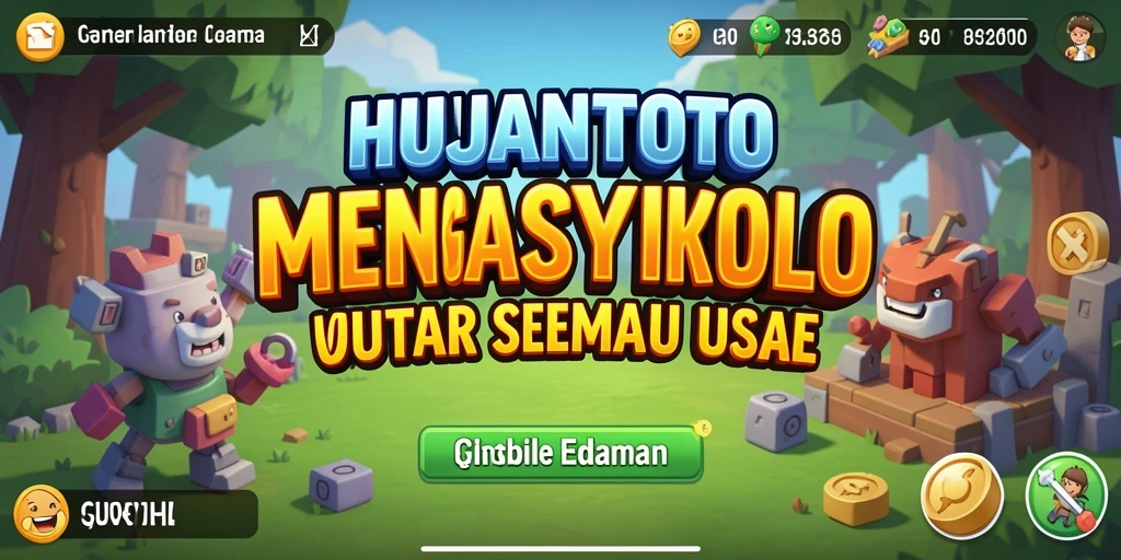 Tampilan gameplay Idle yang menakjubkan di HUJANTOTO.