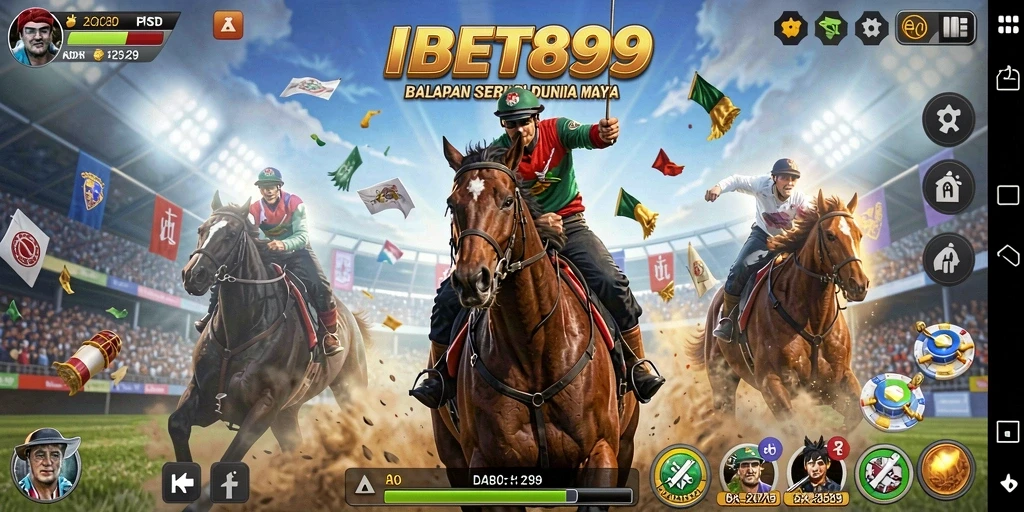 Skrinsut gameplay balapan seru di IBET899.