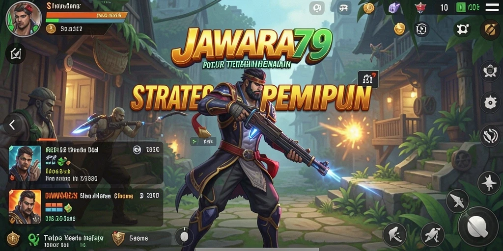 Tampilan gameplay JAWARA79 yang mendebarkan dan penuh strategi.