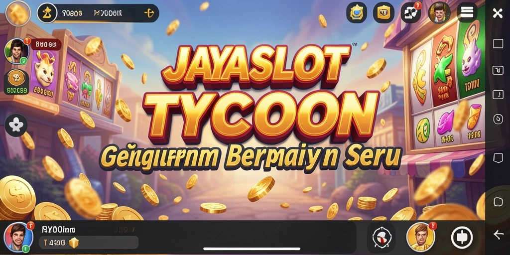 Screenshot gameplay JAYASLOT menampilkan kasino yang megah dan penuh warna.