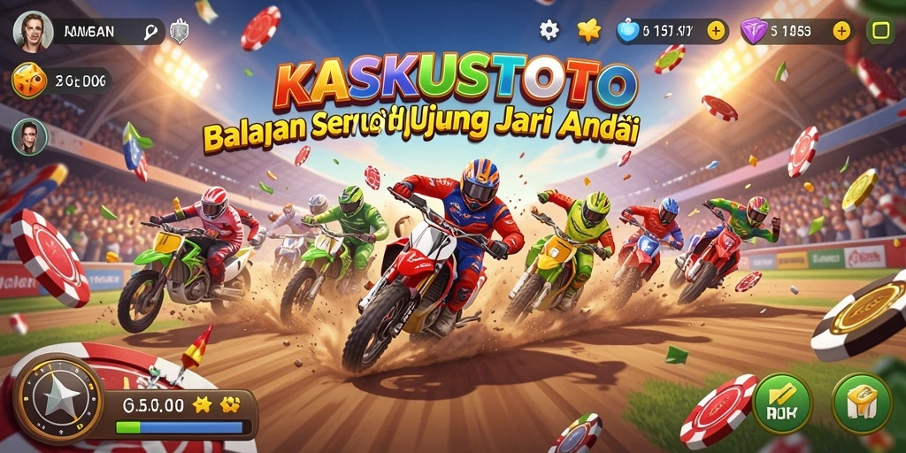 Tampilan gameplay yang mendebarkan dari KASKUSTOTO.