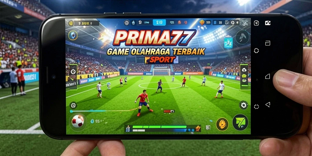 Tampilan gameplay aksi olahraga yang mendebarkan di PRIMA77.