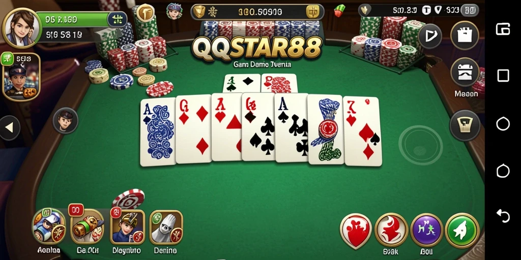 Tampilan permainan Domino yang menarik di QQSTAR88.