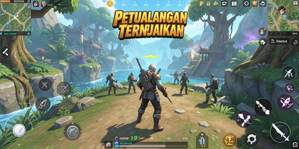 Tampilan gameplay menarik dalam dunia terbuka SVIP5.