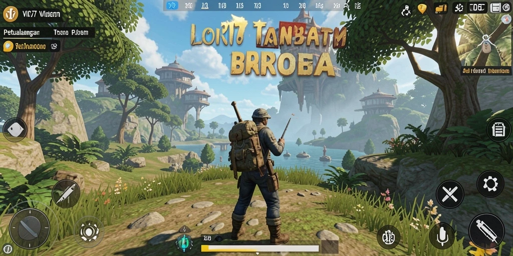Gameplay menarik dari VIO77 dalam dunia terbuka yang luas.