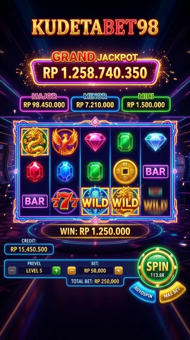 Tampilan utama kudetabet98 dengan berbagai pilihan aplikasi.
